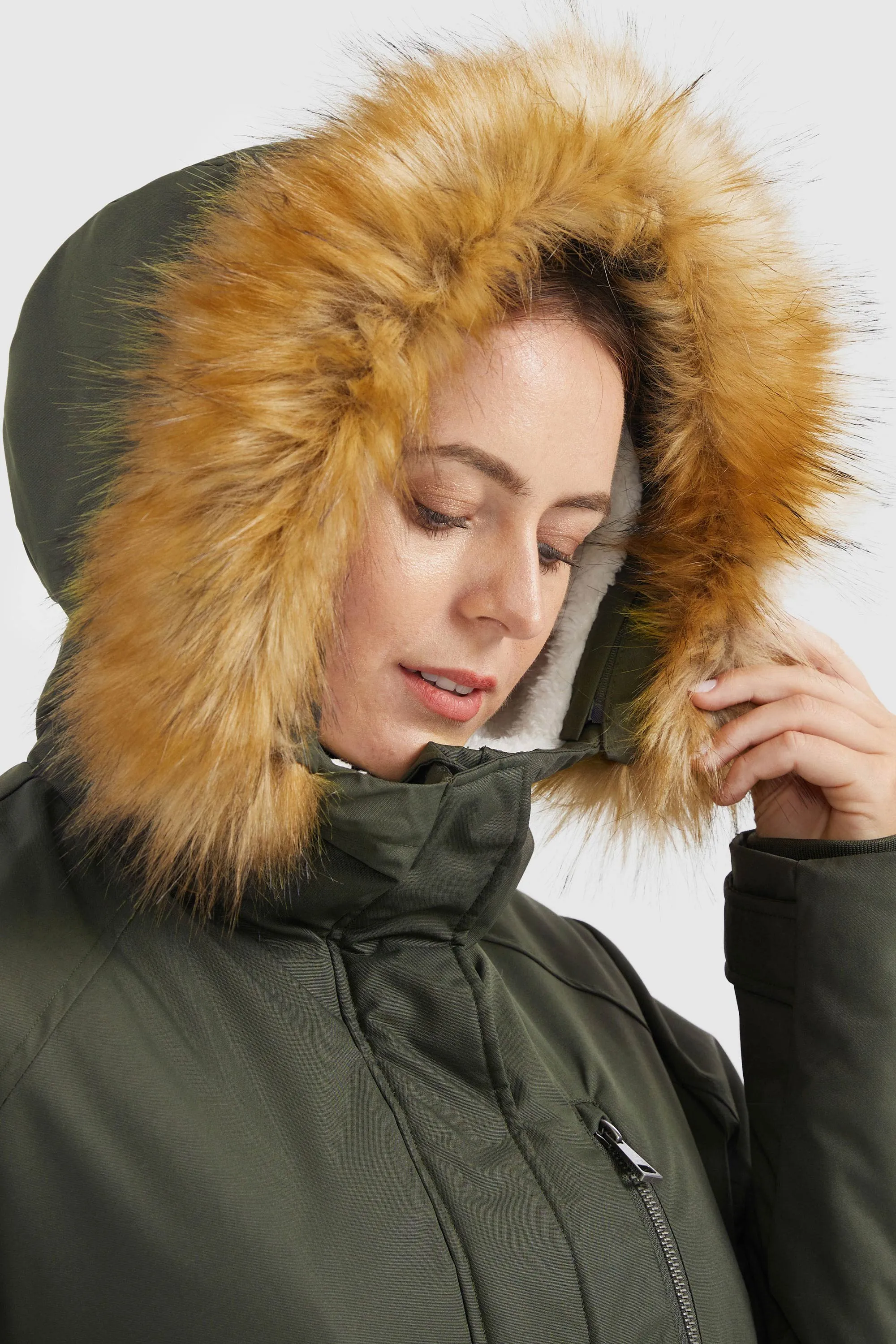 Water-Resistant Hooded Parka