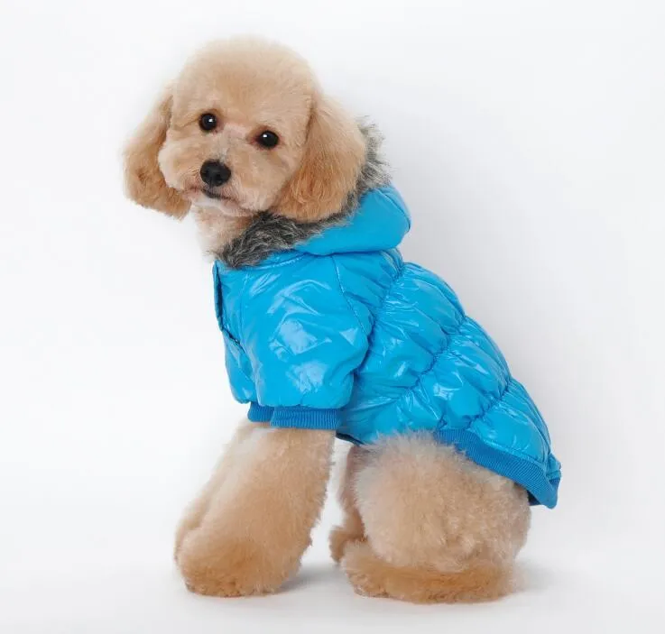 Waterproof Pet Dog Warm Clothes Puppy Jumpsuit Hoodies Vest