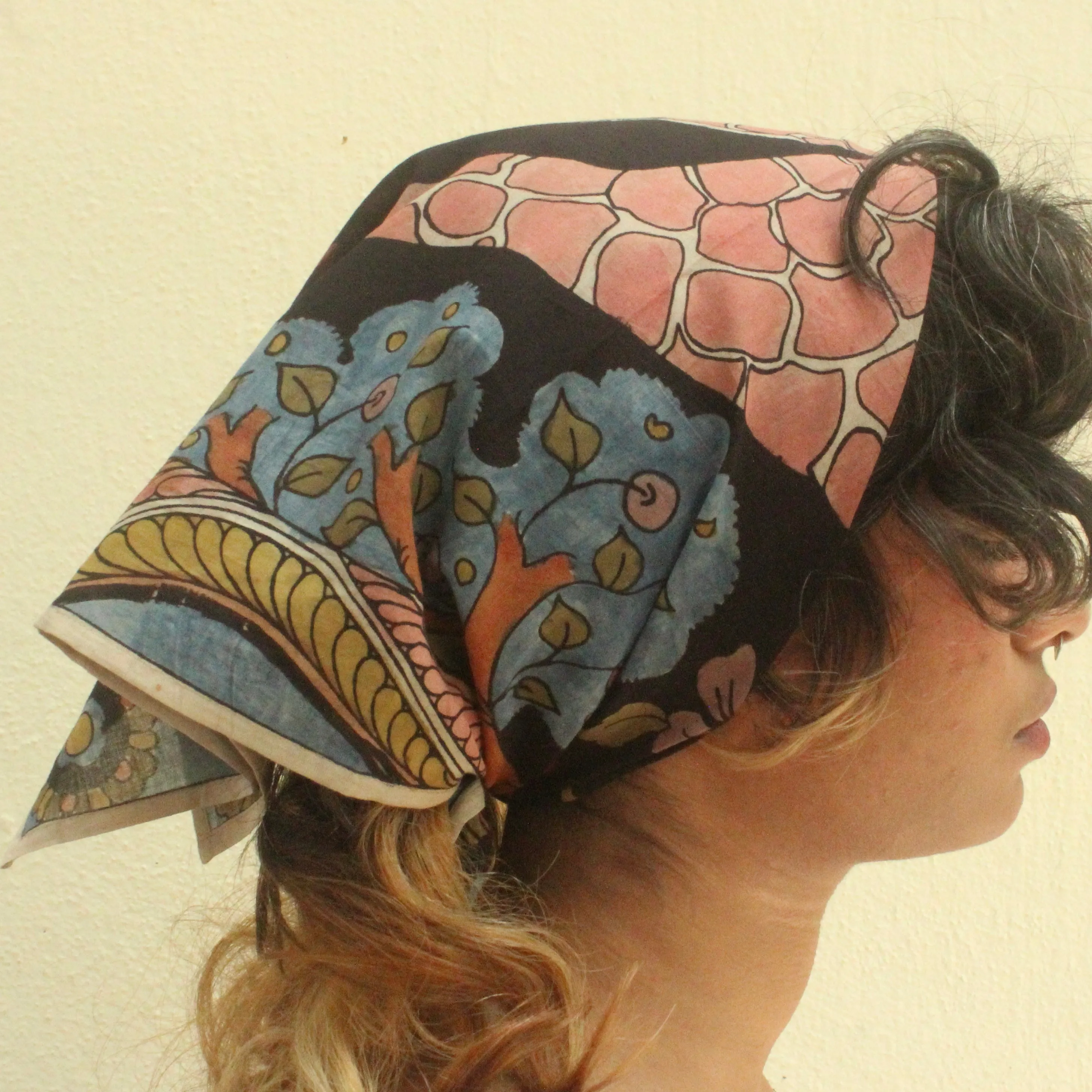 Wild Grace - Limited Edition Hand Painted Cotton Bandana