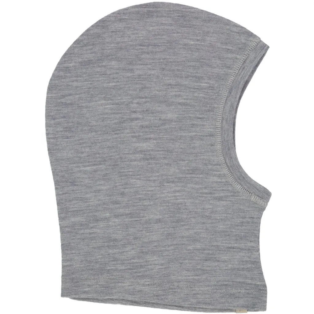 Wool Balaclava - melange grey