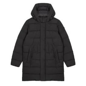 Woolrich High Tech Quilted Long Jacket Black