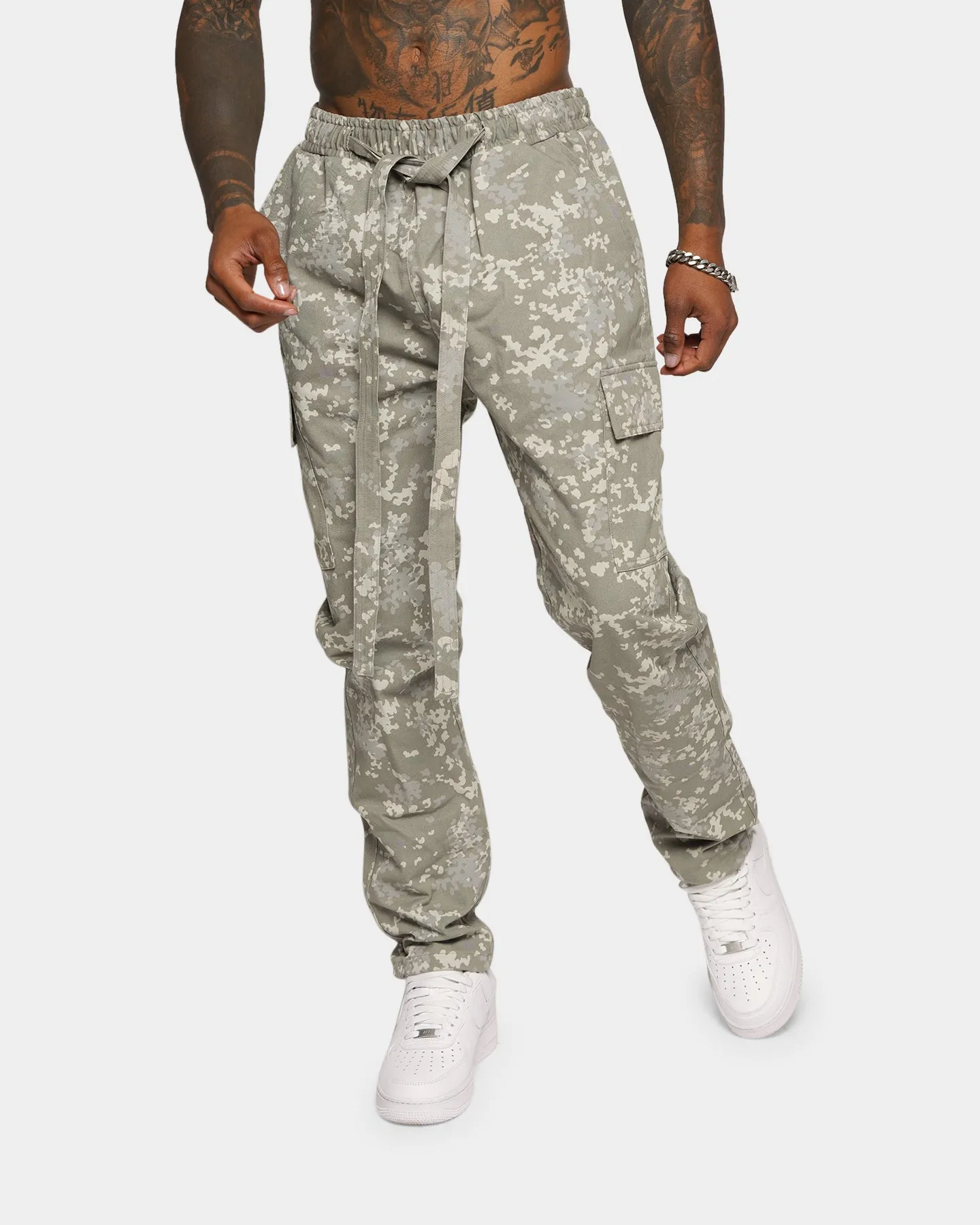 XXIII Merida Camo Cargo Pants Grey