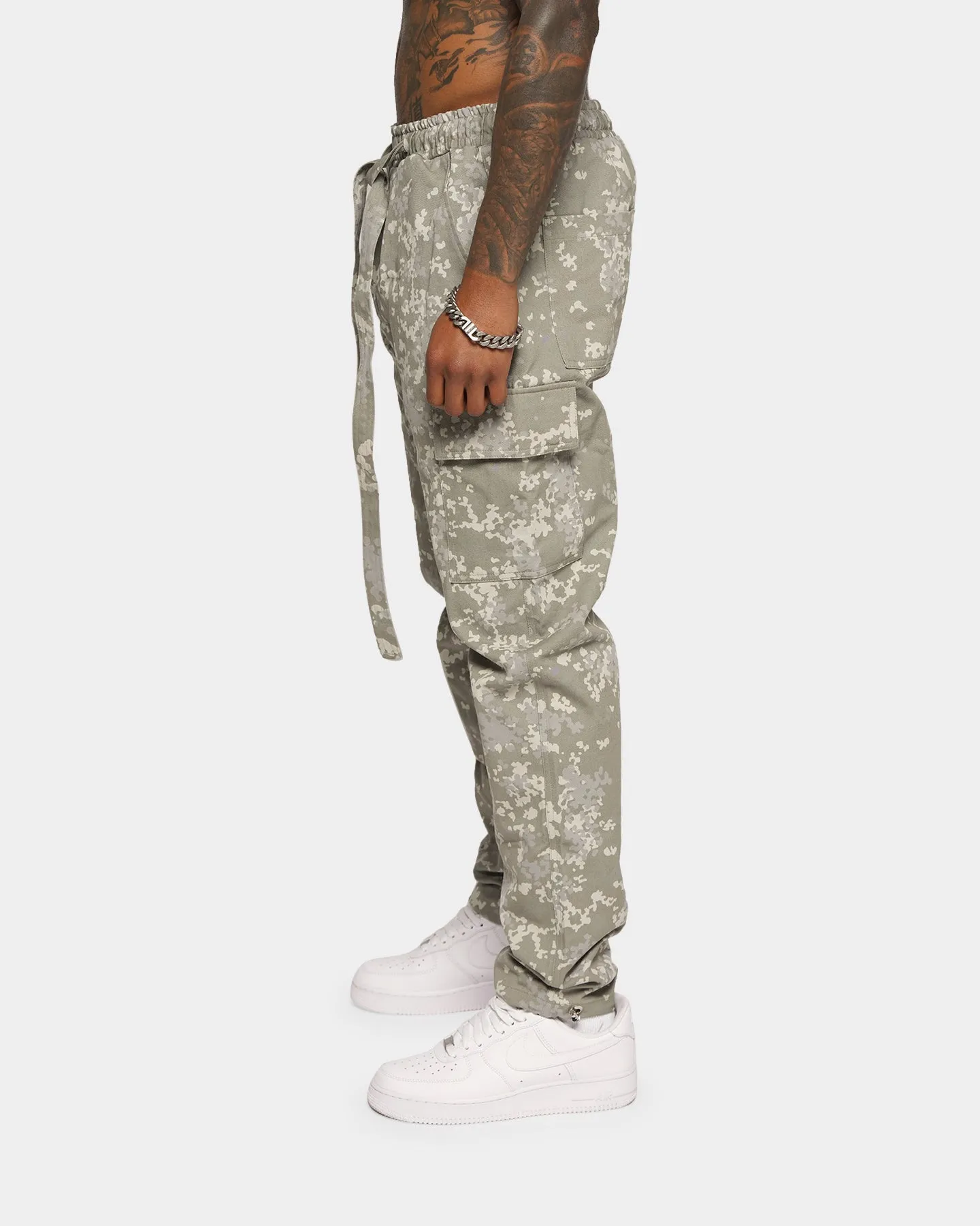 XXIII Merida Camo Cargo Pants Grey