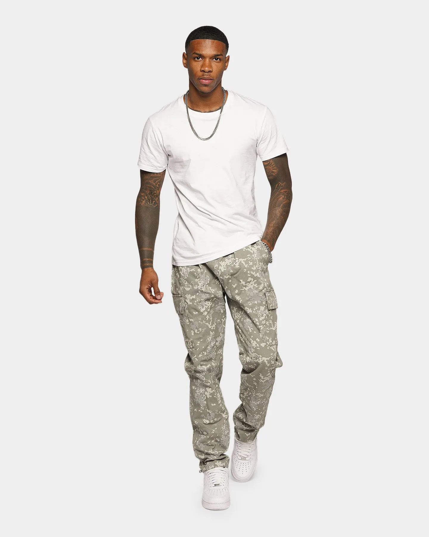 XXIII Merida Camo Cargo Pants Grey