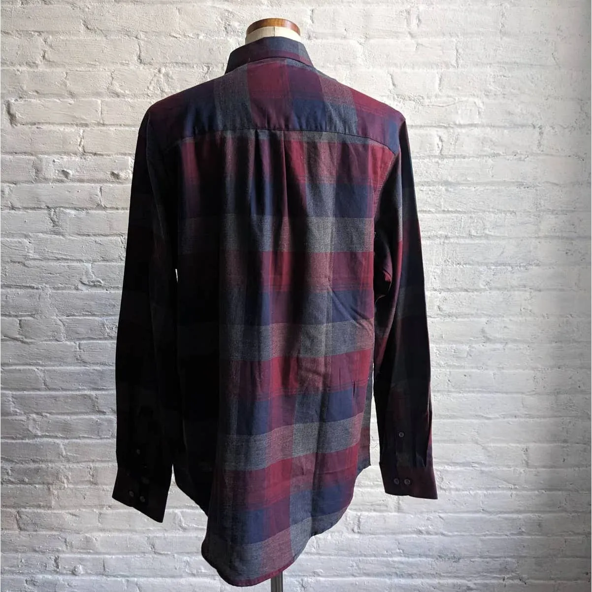 Y2K Minimalist Oversize Plaid Grunge Academia Muted Earthy Boyfriend Flannel Top