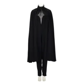 Yves Saint Laurent Black Crepe Halter Neck Jumpsuit   Cape FR 42