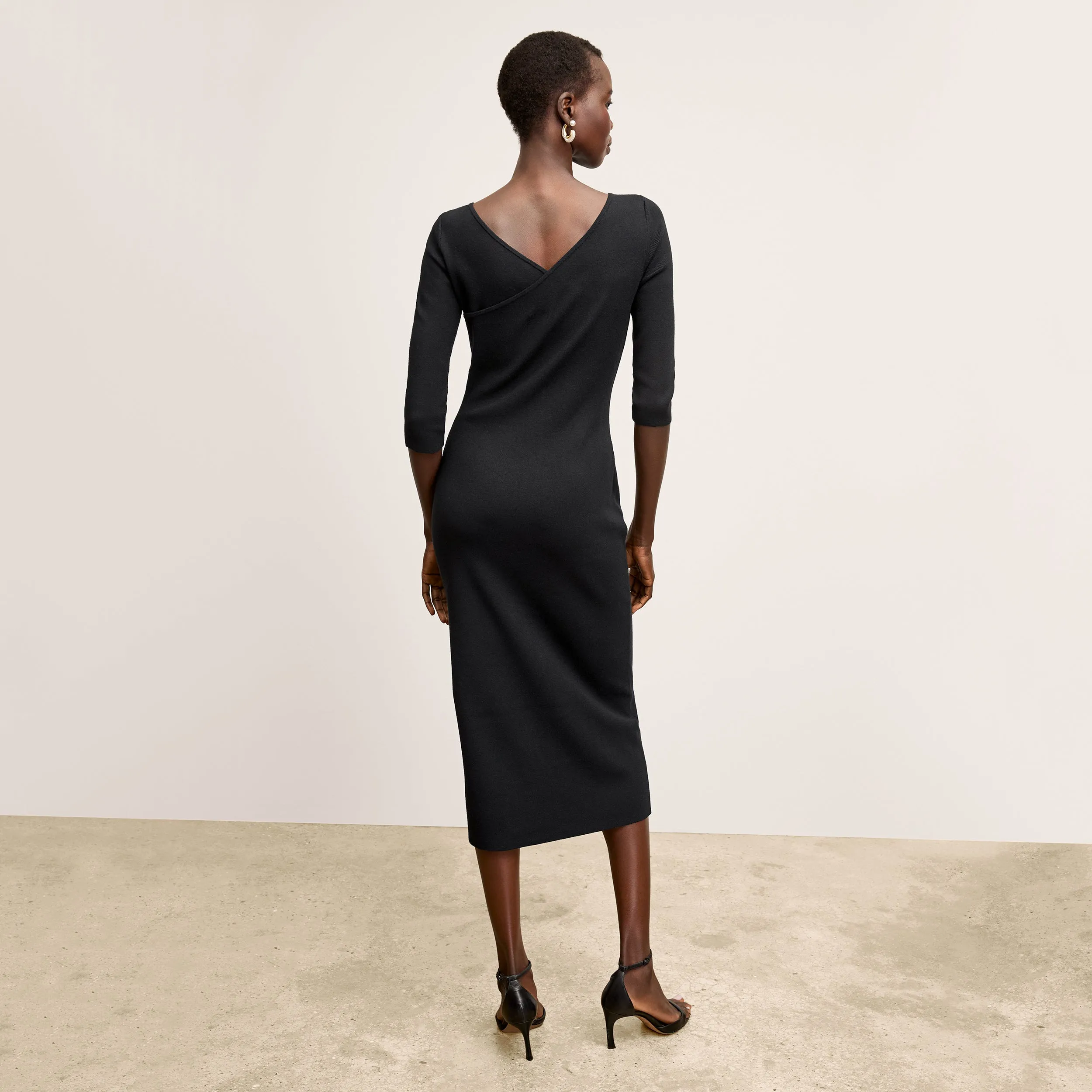 Zana Dress - Eco 365Knit :: Black