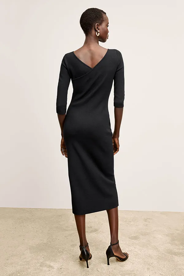 Zana Dress - Eco 365Knit :: Black