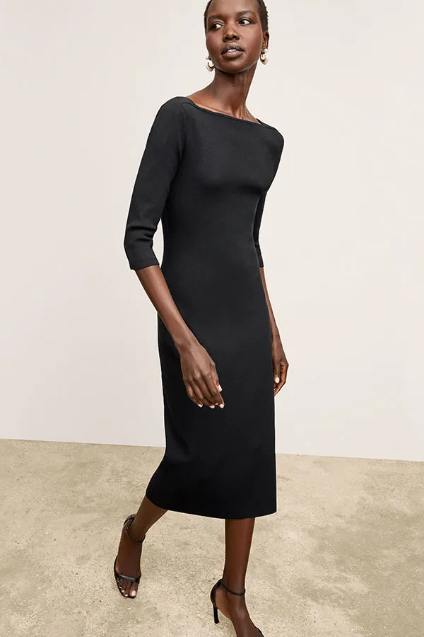 Zana Dress - Eco 365Knit :: Black