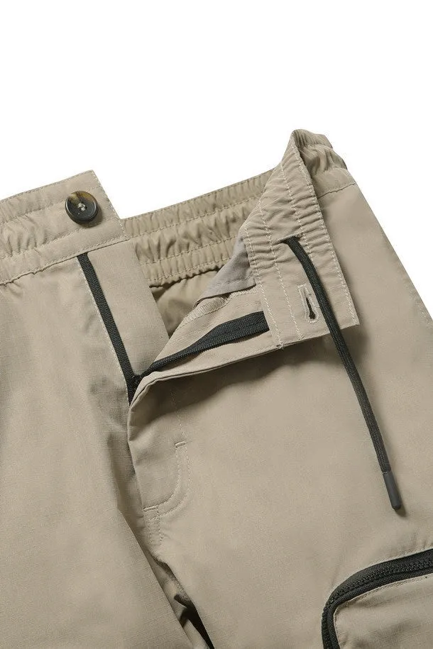 Zippered Pocket Cargo Pants